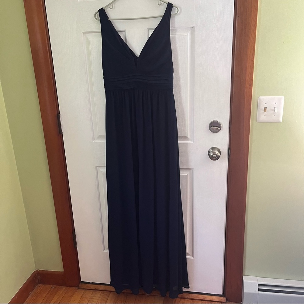 Lulu’s navy blue Maxi Dress